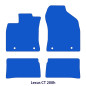 Dywaniki welurowe linia Premium do Lexus CT 200h - 2010-2022 - Czarne