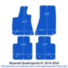 Dywaniki welurowe linia Premium do Maserati Quattroporte VI gen - 2012-2024 - Czarne