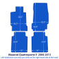 Dywaniki welurowe linia Premium do Maserati Quattroporte V gen - 2004-2012 - Czarne Dywaniki welurowe linia Premium do Maserati Quattroporte V gen - 2004-2012 - Czarne