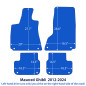 Dywaniki welurowe linia Premium do Maserati Ghibli 2013-2024 - Czarne