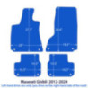 Dywaniki welurowe linia Premium do Maserati Ghibli 2013-2024 - Czarne