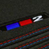 Dywaniki welurowe do BMW Serii 2 Coupe 2012-2021 - F22, F87 - 2 Logo