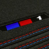 Dywaniki welurowe do BMW Serii 1 Coupe 2006-2013 - E82 - 1 Logo