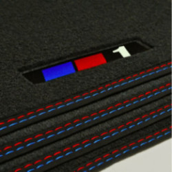 Dywaniki welurowe do BMW Serii 1 Cabrio 2007-2013 - E88 - 1 Logo