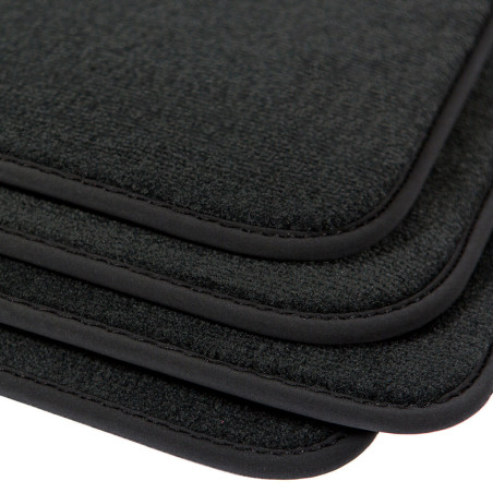Dywaniki welurowe linia Premium do Mini Cooper One / Classic 2006-2014 - Hatchback R56 - Czarne