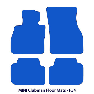 Dywaniki welurowe linia Premium do Mini Cooper Clubman 2015-2024 - F54 - Czarne