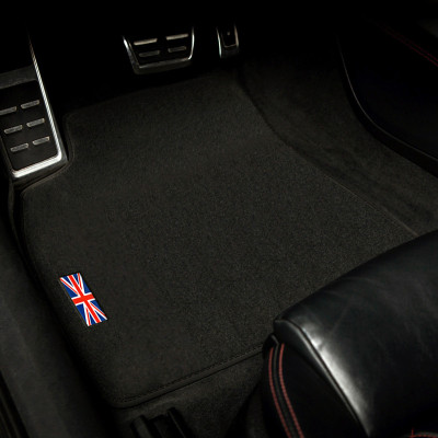 Dywaniki welurowe linia Premium do Mini Countryman 2017-2024 - F60 - Logo GB