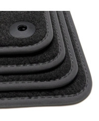 Dywaniki welurowe linia Premium do Mitsubishi Lancer - VII Gen - 2003-2008 - Czarne