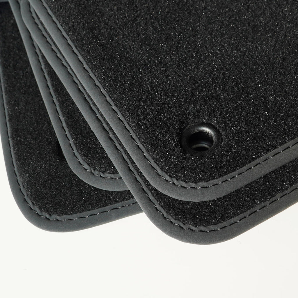 Dodge Grand Caravan 2008-2011 & Chrysler Town and Country 2008-2011 3 Rows Velour Floor Mats – Black