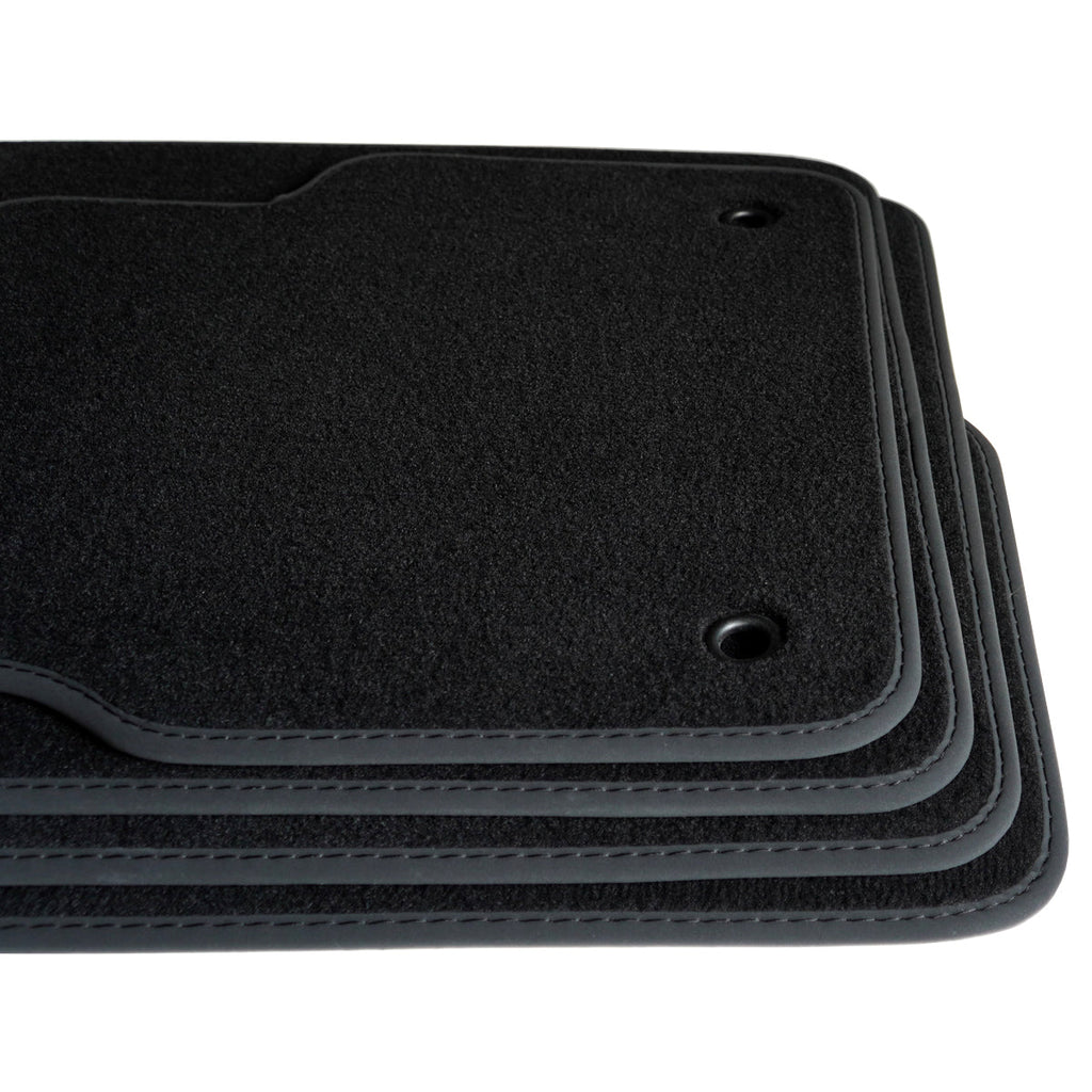 Dodge Grand Caravan 2008-2011 & Chrysler Town and Country 2008-2011 3 Rows Velour Floor Mats – Black